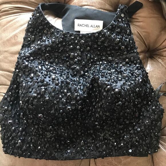 Rachel Allen 2pc. Gown beads/floral print - Picture 3 of 7